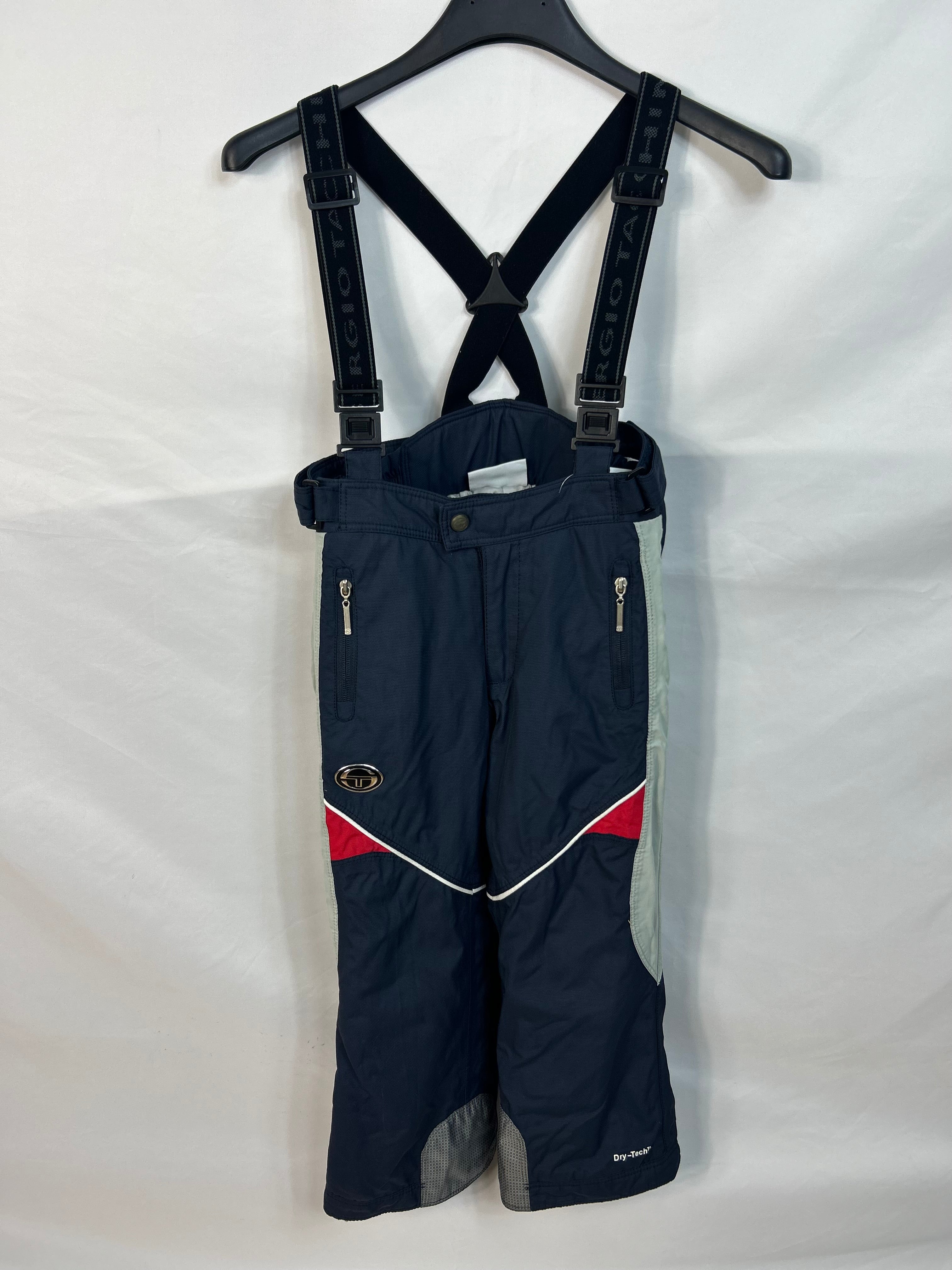 TAGLIA 8 ANNI - Pantalone con bretelle Sergio tacchini